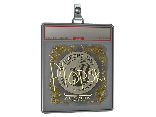 Sticker Slab | Plopski (Gold) | Austin 2025