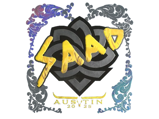Sticker | saadzin (Holo) | Austin 2025