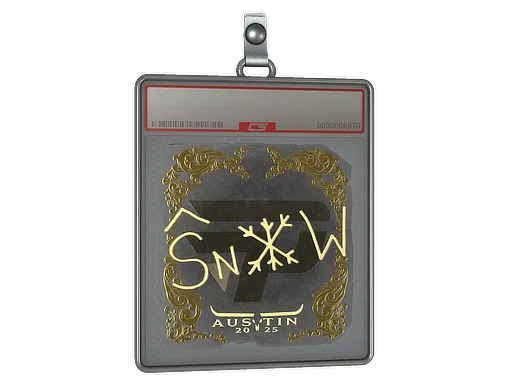 Sticker Slab | snow (Gold) | Austin 2025