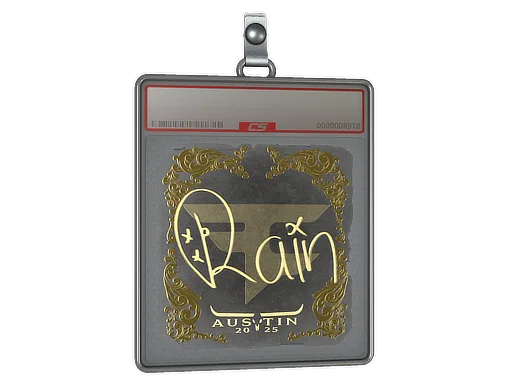 Sticker Slab | rain (Gold) | Austin 2025