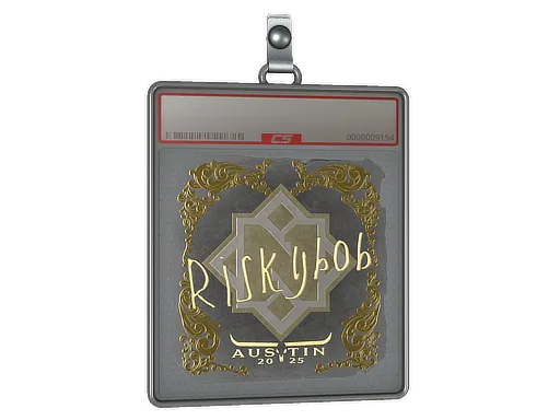 Sticker Slab | riskyb0b (Gold) | Austin 2025