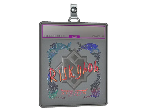 Sticker Slab | riskyb0b (Holo) | Austin 2025