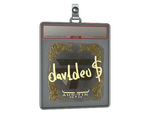 Sticker Slab | dav1deuS (Gold) | Austin 2025