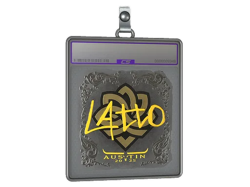 Sticker Slab | latto (Foil) | Austin 2025