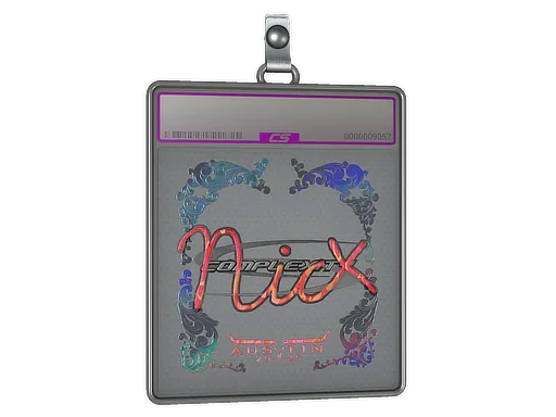 Sticker Slab | nicx (Holo) | Austin 2025
