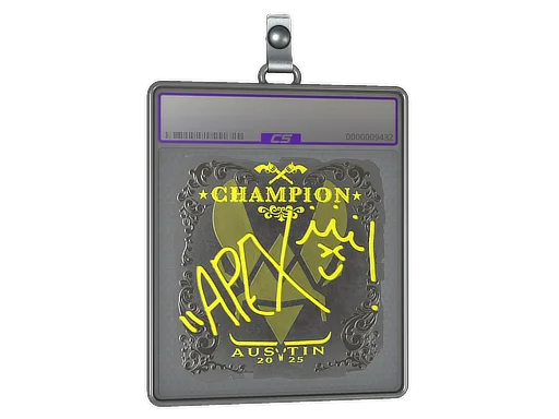 Sticker Slab | apEX (Foil, Champion) | Austin 2025