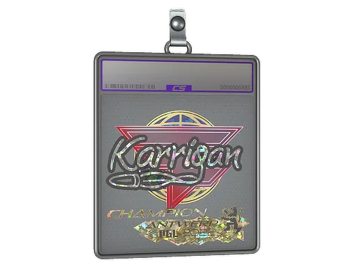 Sticker Slab | karrigan (Glitter, Champion) | Antwerp 2022