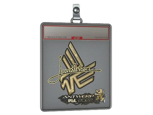 Sticker Slab | juanflatroo (Gold) | Antwerp 2022