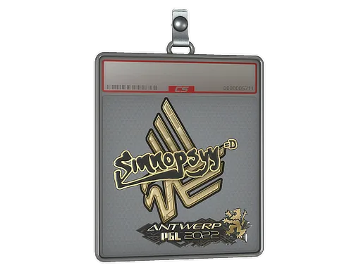 Sticker Slab | sinnopsyy (Gold) | Antwerp 2022