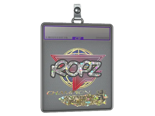 Sticker Slab | ropz (Glitter, Champion) | Antwerp 2022