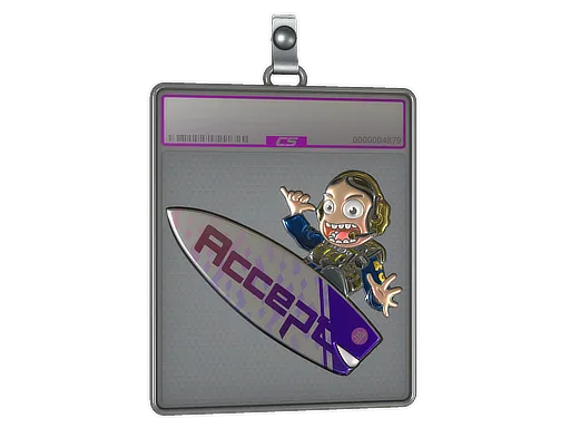 Sticker Slab | Akihabara Accept Surf Ava (Foil)