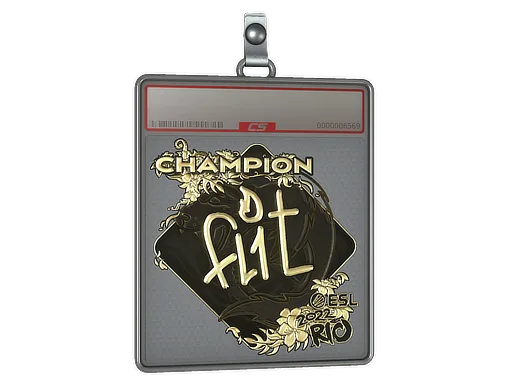 Sticker Slab | FL1T (Gold, Champion) | Rio 2022