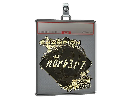 Sticker Slab | n0rb3r7 (Gold, Champion) | Rio 2022