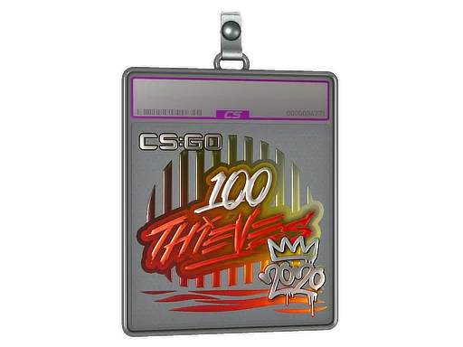 Sticker Slab | 100 Thieves (Foil) | 2020 RMR