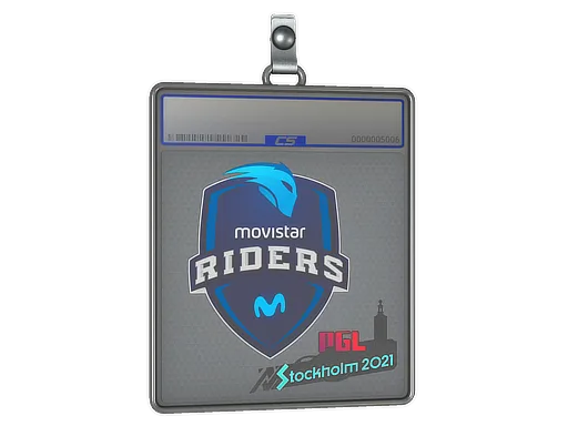 Sticker Slab | Movistar Riders | Stockholm 2021