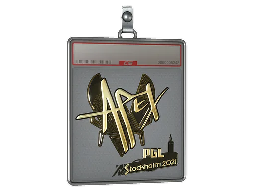 Sticker Slab | apEX (Gold) | Stockholm 2021