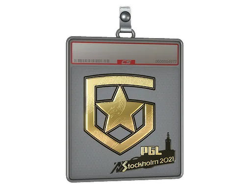 Sticker Slab | Gambit Gaming (Gold) | Stockholm 2021