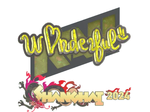 Sticker | w0nderful (Glitter) | Shanghai 2024
