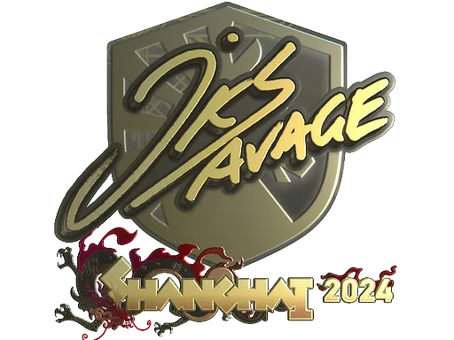 Sticker | jks (Gold) | Shanghai 2024