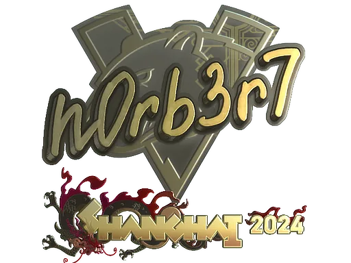 Sticker | n0rb3r7 (Gold) | Shanghai 2024