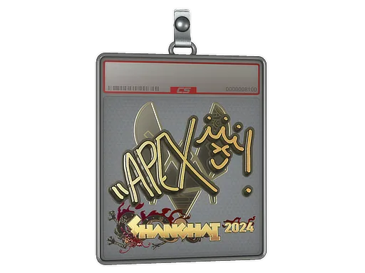 Sticker Slab | apEX (Gold) | Shanghai 2024
