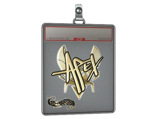 Sticker Slab | apEX (Gold) | Paris 2023