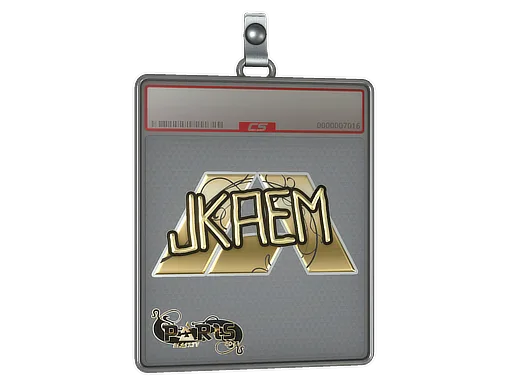 Sticker Slab | jkaem (Gold) | Paris 2023