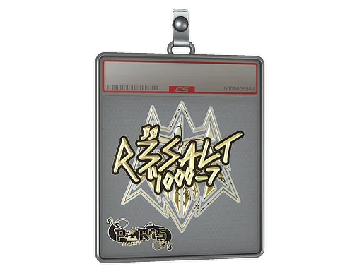 Sticker Slab | r3salt (Gold) | Paris 2023