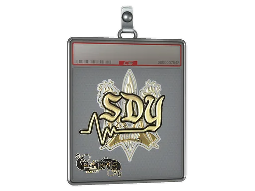 Sticker Slab | sdy (Gold) | Paris 2023
