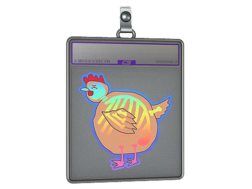 Sticker Slab | Poorly Drawn Chicken (Holo)